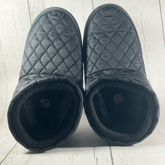 Moon Boot Icon Low Nolace Quilted Black Boots Men’s Size 11.5 - 13 - Picture 5 of 9